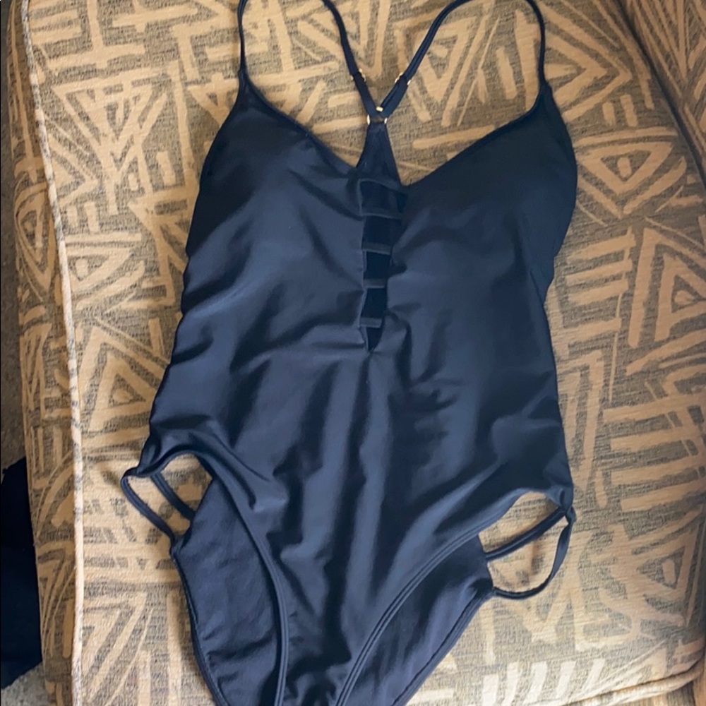 Sexy one piece strappy swim